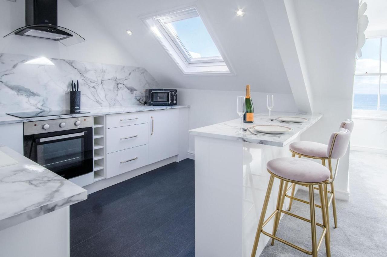 The Penthouse - Luxury 1 Bed - Panorama - Tenby Eksteriør bilde
